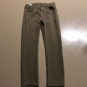 Men’s Levi’s 501 khaki color size 34 x 32